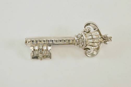 Trifari key pin, 1950`s ca, American